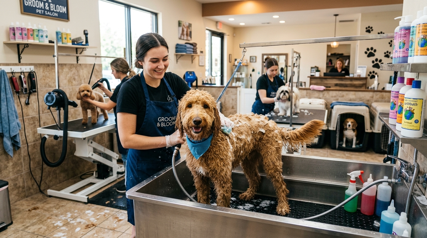 Servicio de peluqueria canina movil a domicilio